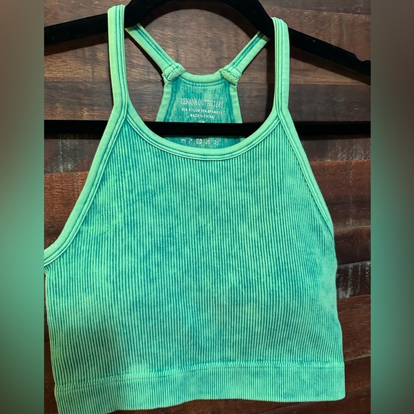 Zenana Outfitters Tops - Zenana Outfitters Brami ~ Green weathered